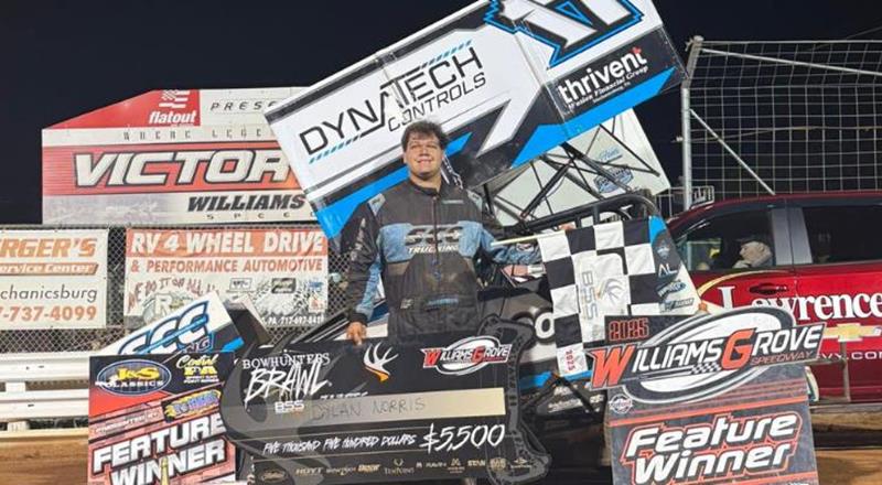 Dylan Norris Victorious In Williams Grove 410 Sprints For Second