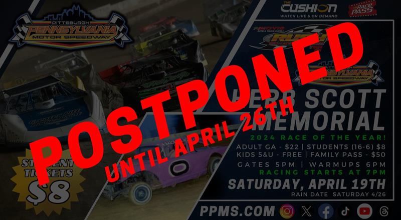 Herb Scott Memorial Postponed Due to Weather Forecast; Event Resc