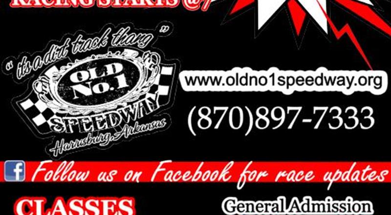 Old No.1 Speedway Saturday May 11th
