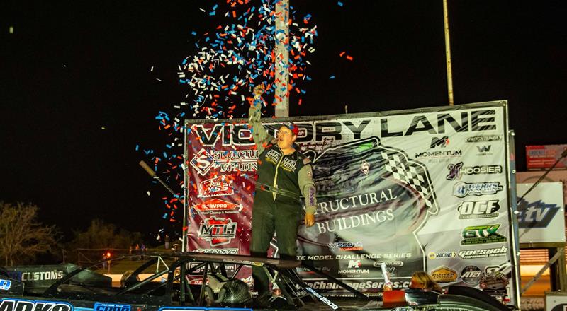 Burdick blocks final lap slider for thrilling I-94 emr Speedway v