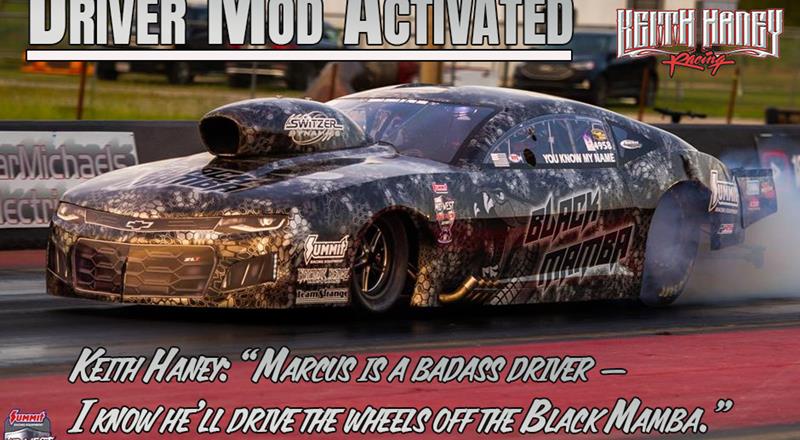 Driver Mod Activated: Marcus Birt to Wheel Black Mamba at Throwdo