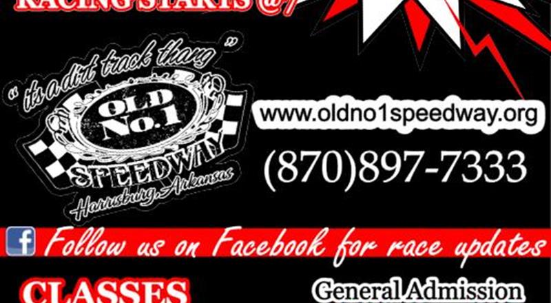 Old No.1 Speedway Saturday June 15th