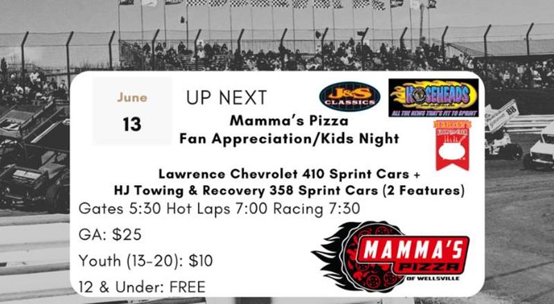 Fan Appreciation And Kids Night Is Friday At Williams Grove Speed