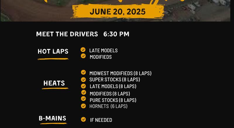 IT’S MEET THE DRIVERS NIGHT at Gondik Law Speedway!