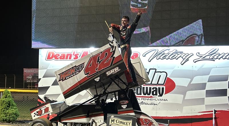 Ulrich Dominates to Score First Career 358 Sprint Car Victory at