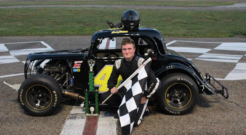Weber Secures First Win of Season, Bigham earns Feature Hat Trick