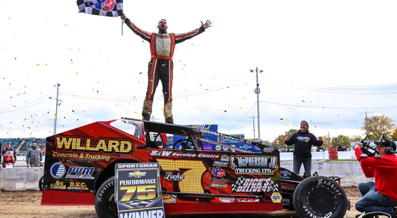 CHERRY ON TOP: McPherson Wins Chevy Performance 75 At 50th Super