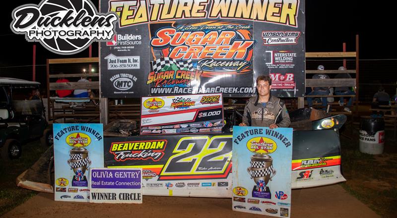 Tucker Anderson Etches Name into Southern All Star Dirt Racing Series History with Su
