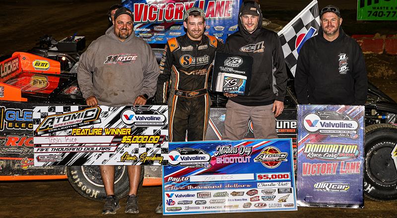 No Hot Laps Needed as Rice Rolls to Valvoline American Late Model
