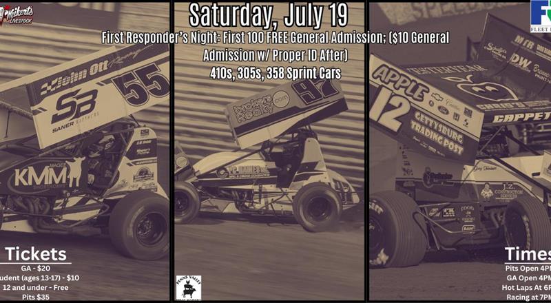 Port Royal Speedway Hosts First Responders Night Presented by Fle