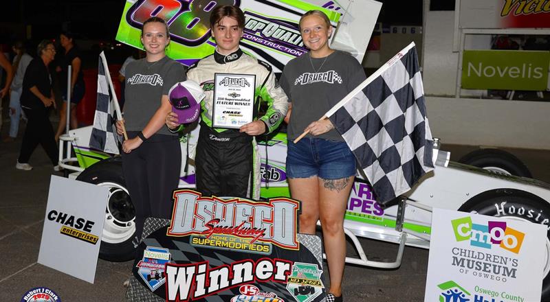 15-Year-Old Dawson Hawksby Becomes Youngest Winner in Oswego Spee