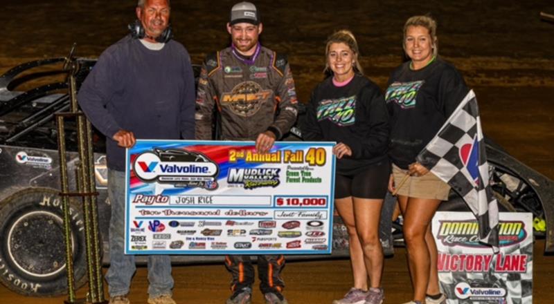 Josh Rice Finds Victory Lane in Fall 40 for Valvoline American La