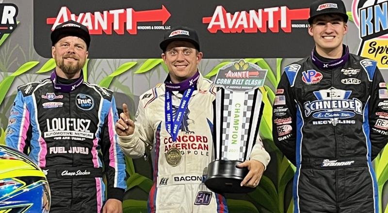 Brady Bacon Notches USAC Win #61 at Knoxville Friday!