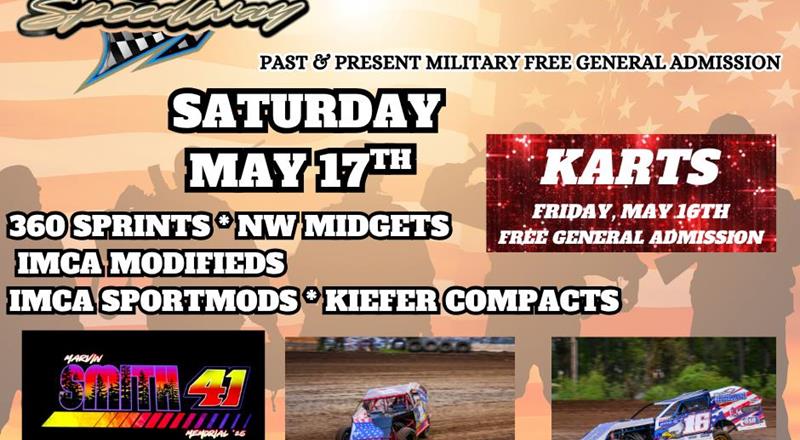 ARMED FORCES NIGHT AT THE RACES THIS SATURDAY NIGHT!  ALL PAST &