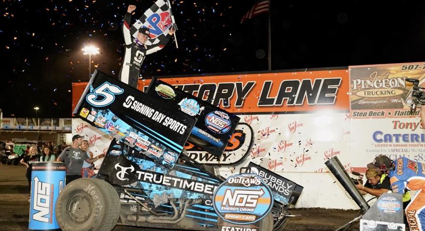 Bayston Battles for World of Outlaws Win...