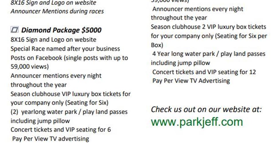 Sponsor Packages