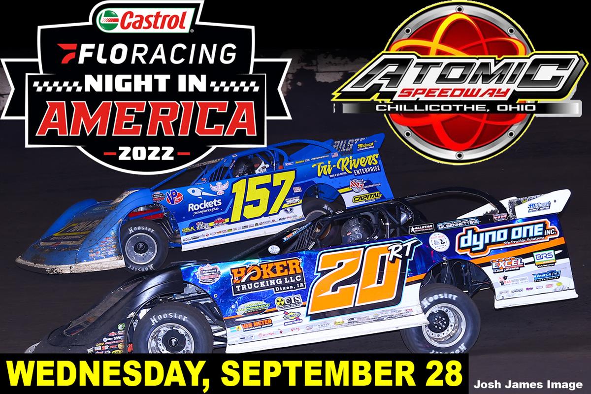 Castrol FloRacing Night in America Invades Atomic on Sept. 28