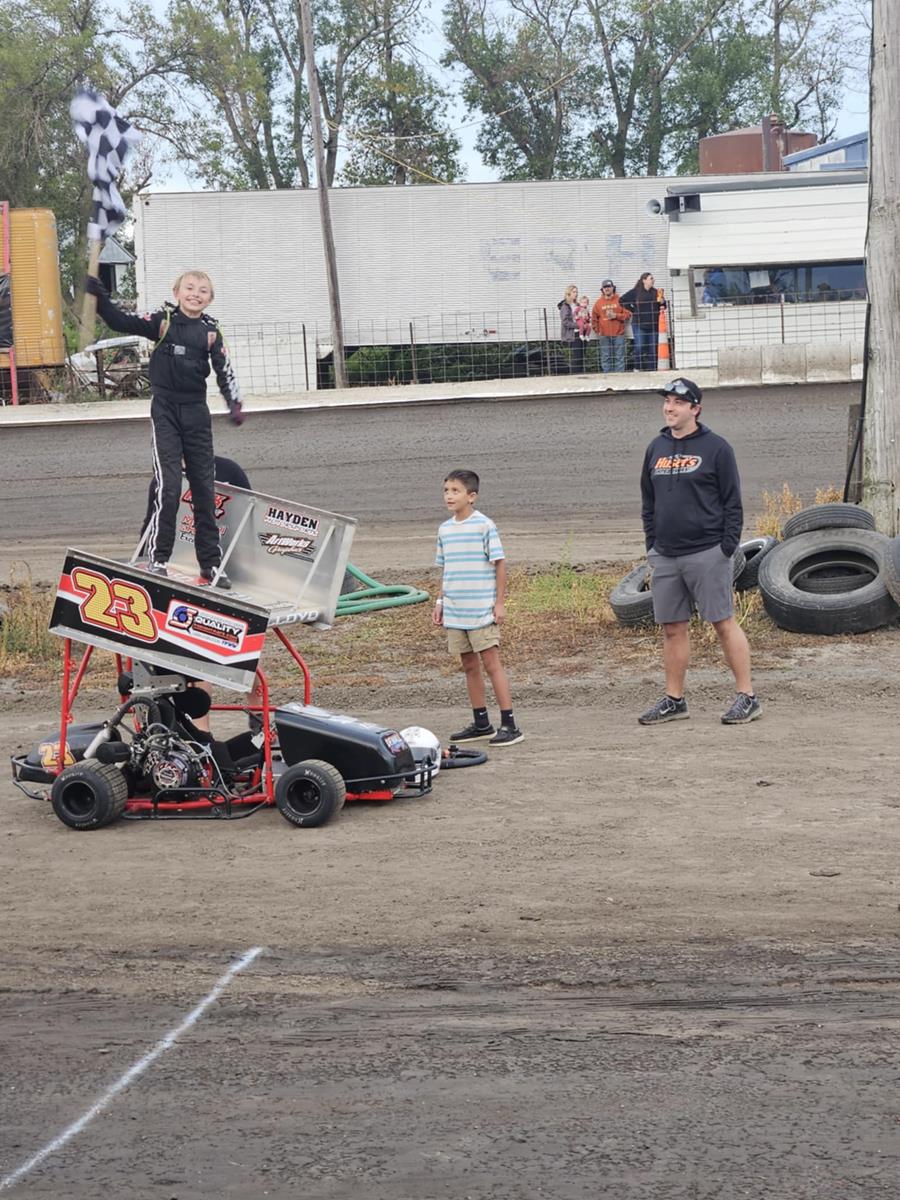 Matthew wins his first ever feature!