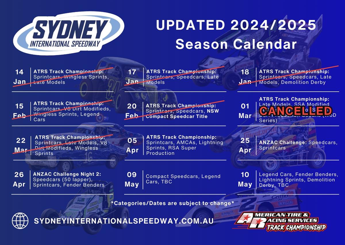 UPDATED EVENT CALENDAR