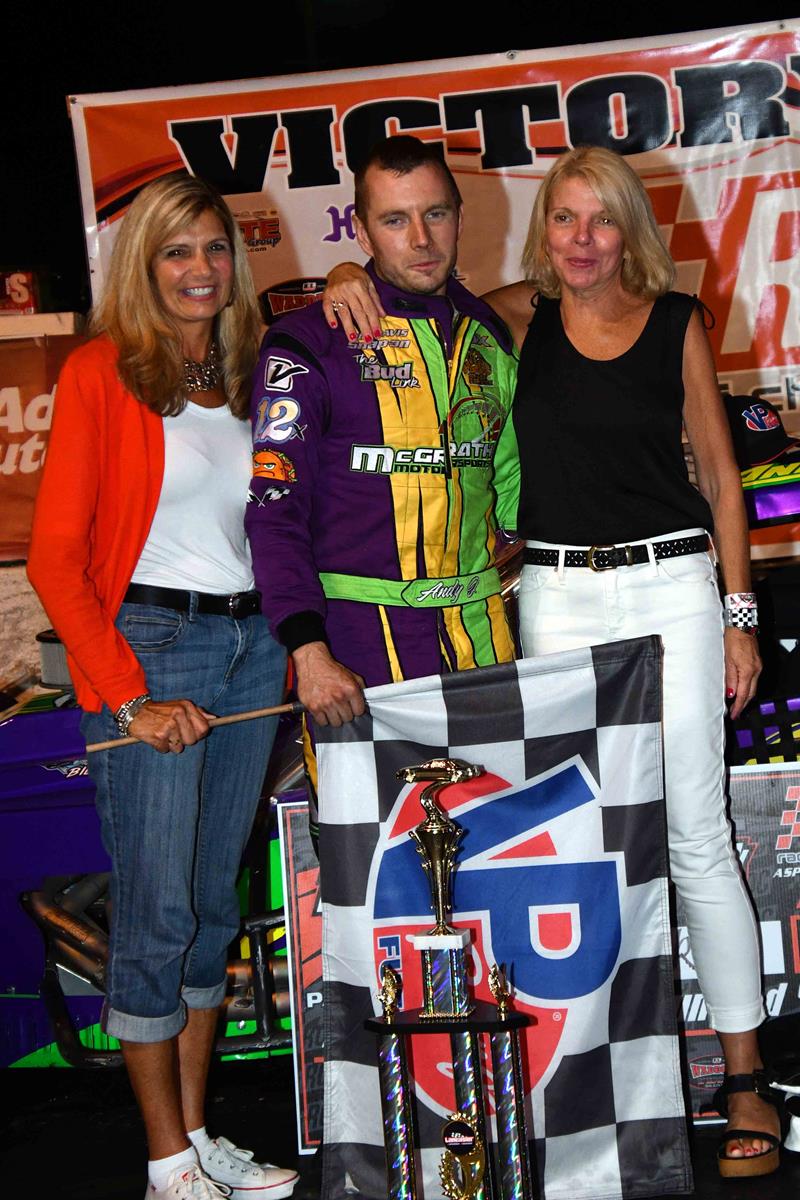 ANDY JANKOWIAK RUNS TO VICTORY ON SATURDAY NIGHT IN TRIBUTE TO TOMMY DUAR / TONY JANKOWIAK AT LANCASTER NATIONAL SPEEDWAY
