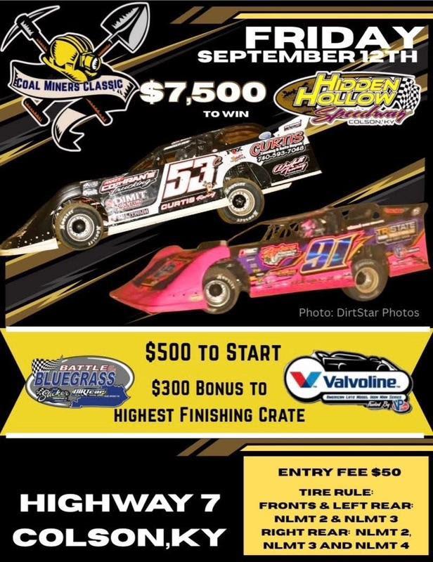 Hidden Hollow and Muskingum County Await Valvoline American Late Model Iron-Man Series