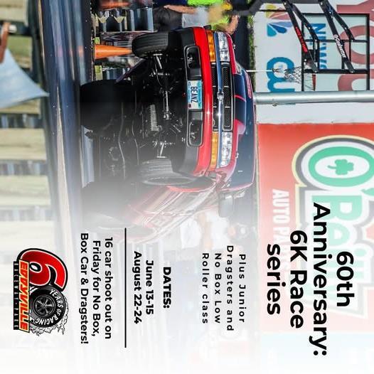 60th Anniversary $6,000 to Win Events in 2025