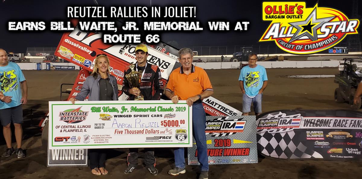 Aaron Reutzel rallies from ninth to win Bill Waite, Jr. Memorial Classic at Route 66