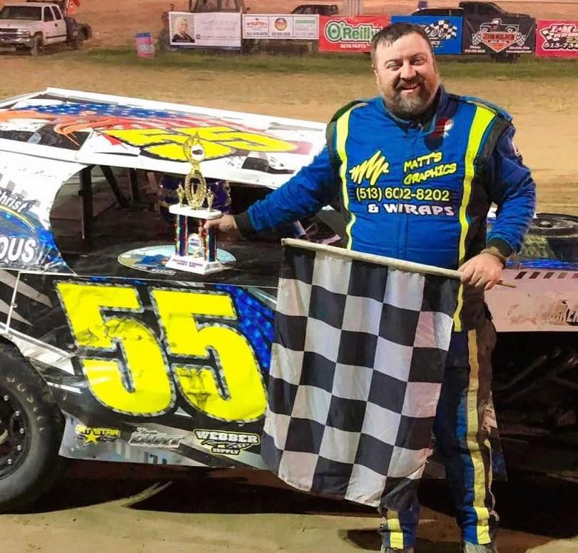 Matt Watson won in his USMPA Sport Mod at MRP Speedway on Friday, August 1.