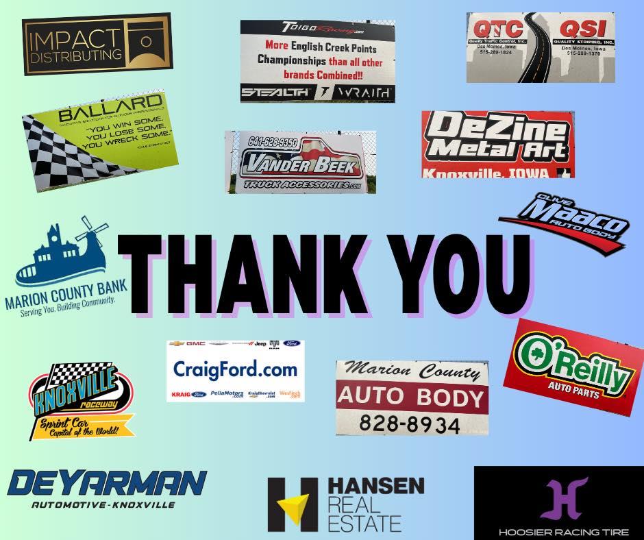 2025 Track Sponsors