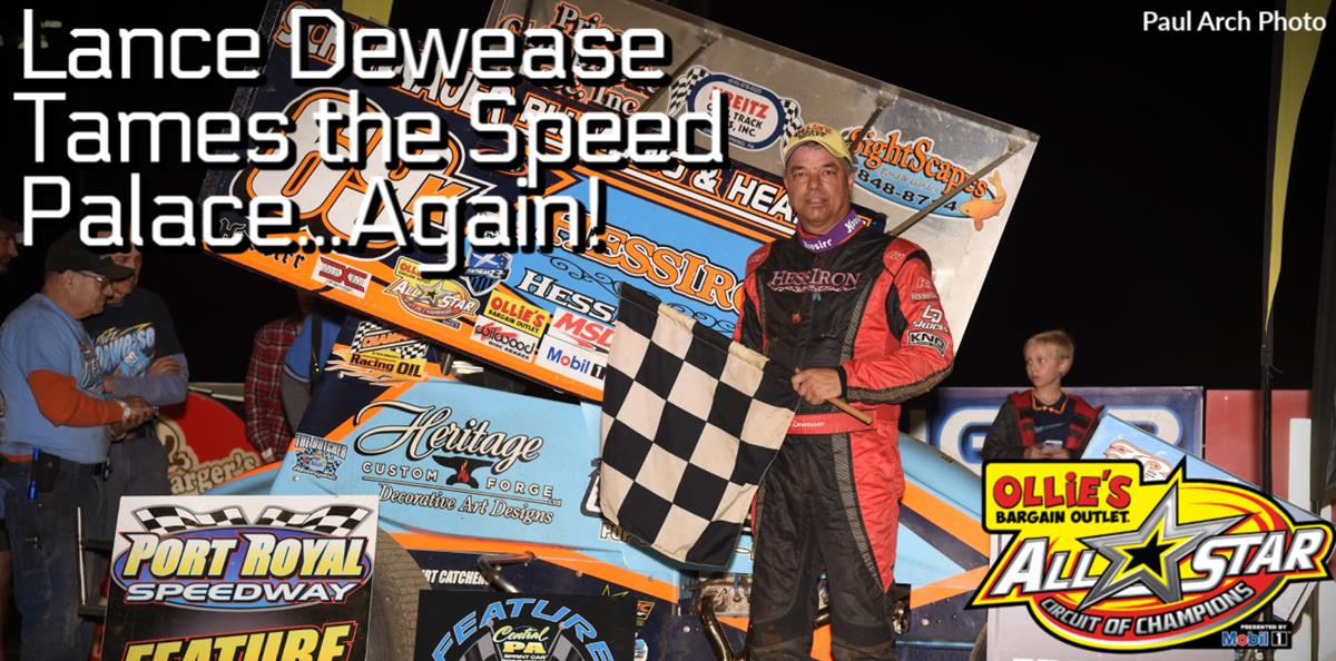 Lance Dewease uses late-race pass to earn 2019 Keith Kauffman Classic victory at Port Royal Speedway