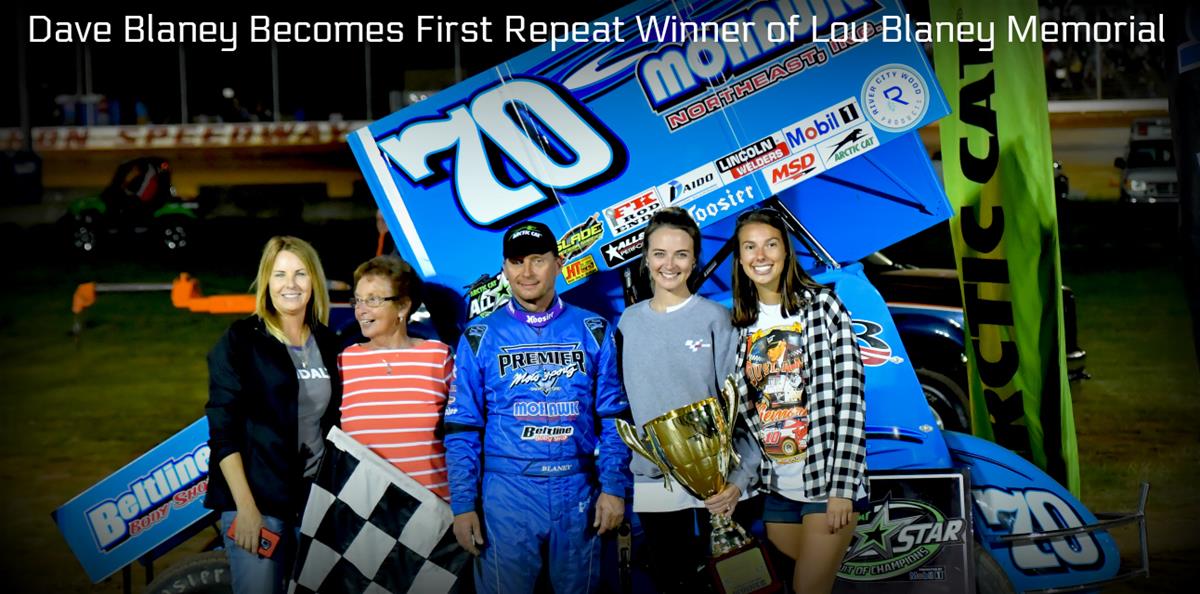 Dave Blaney wins at Sharon Speedway for second Lou Blaney Memorial title