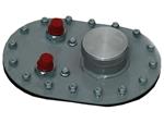 RCI Circle Track Fuel Cell Cap Assembly, -08 AN
