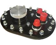 RCI Circle Track Fuel Cell Cap Assembly, -10 AN