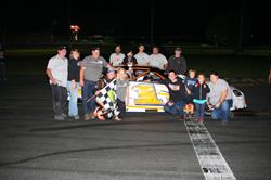Hallstrom Dominates to Earn First Career Late Model Win at Home Track