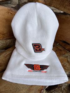 White Fleece Lined Beanie