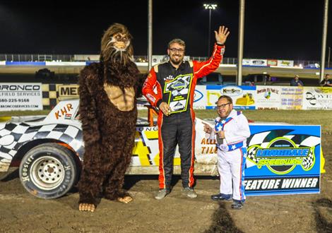 Hughes, Rauschenberg, Roach, Shaw and Whitwell Win Grand Reopening Night at Longdale Speedway