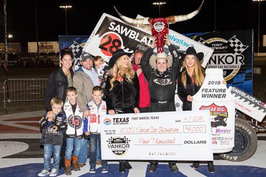 Brady Bacon Bags 14th-Career ASCS National Victory Driving for James Cooper at Texas Motor Speedway!