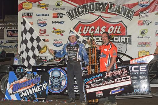 Bloomquist Sweeps Lucas Oil Late Model Dirt Series Debut at Jackson Motorplex; Forbrook and Schreurs Also Victorious