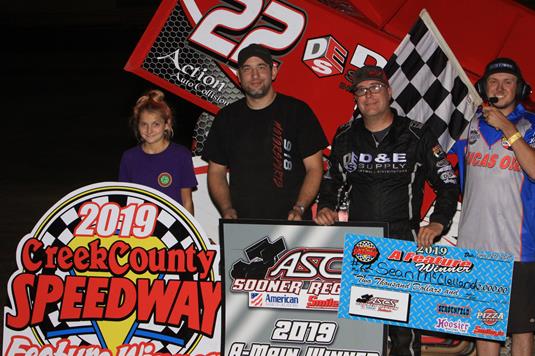 Sean McClelland Is The Man In ASCS Sooner/NCRA Showdown At Creek County Speedway