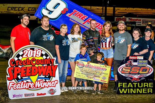 Kyle Clark Settles Champ Sprint/RaceSaver Debate With Victory For Creek County Speedway Champ Sprint Division