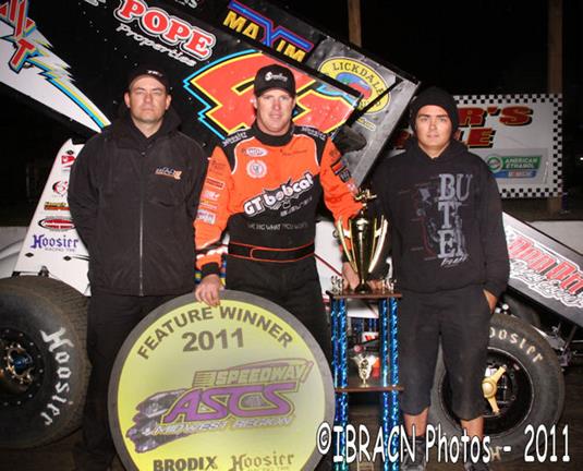 Jason Johnson Takes 100th Career ASCS Win in Midwest Go at I-80!