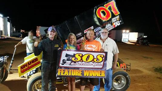 Johnny Bridges Awarded ASCS Southern Outlaw Sprint Victory At Toccoa Raceway