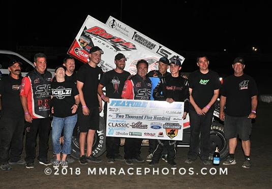 Giovanni Scelzi Wins Opening Night of Peter Murphy Classic at Thunderbowl