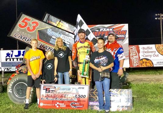 Dover Earns Podium at I-80 Speedway and Victory at Park Jefferson International Speedway