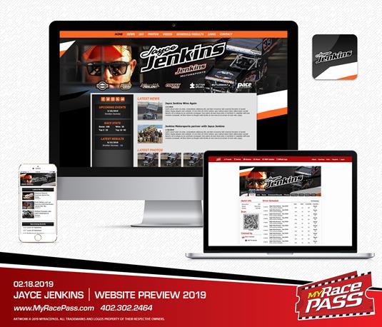 MyRacePass Develops New Driver Website for Jayce Jenkins