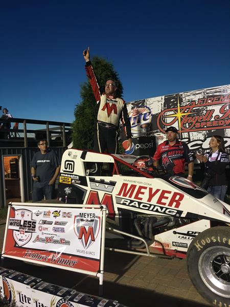 Lehr Jets to Victory in First Ever Meyer Valves and Vacs Wisconsin wingLESS Sprint Series presented by the IRA at Angell Park Speedway