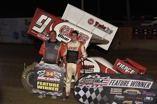 Nienhiser Collects First Bumper to Bumper IRA Sprints Win at Season Opener