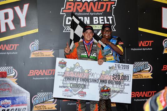 BACON BANKS $20,000 IN DOMINATING CORN BELT NATIONALS FEATURE