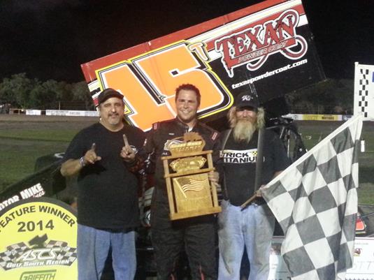 Travis Elliot Breaks Through with ASCS Gulf South at Shady Oaks Speedway