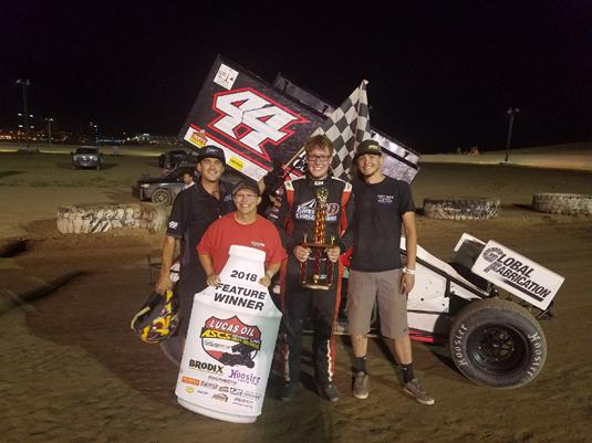 Chris Martin Breaks Through With The Lucas Oil American Sprint Car Series In Wyoming
